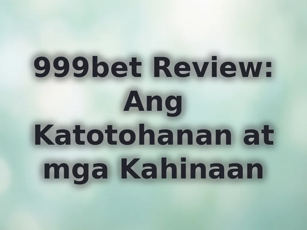 999bet Review